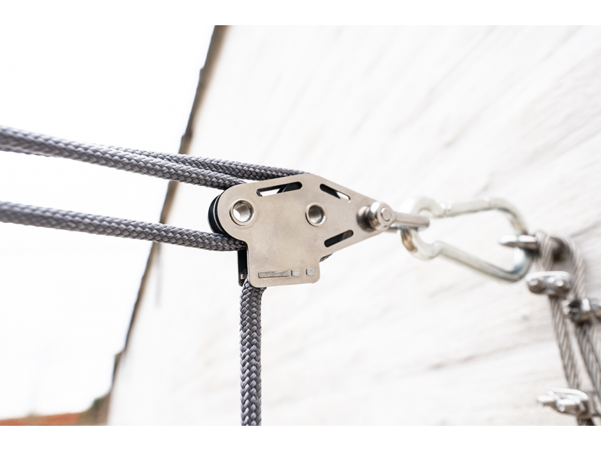 Toile d'ombrage - carré - 3 x 3 m desert sand