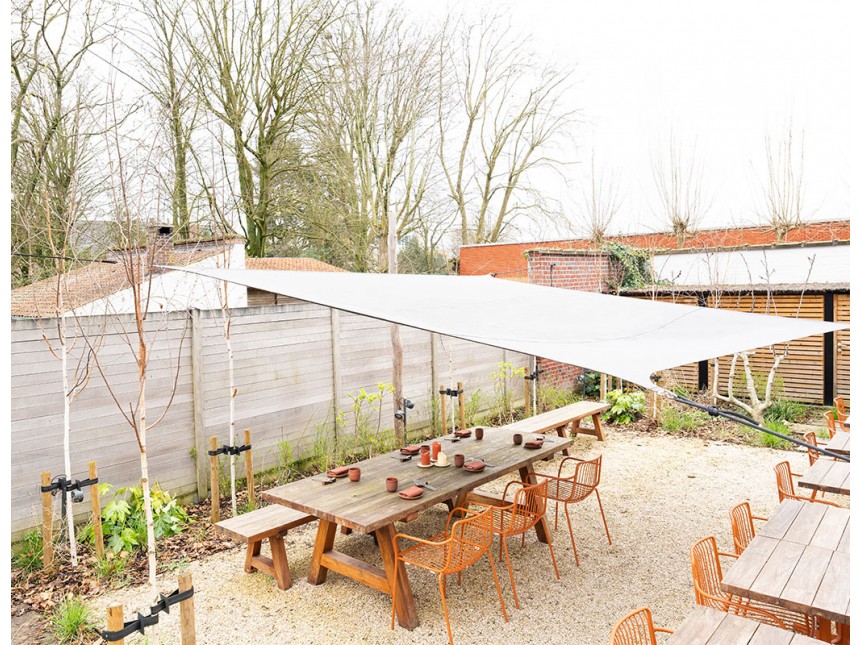 Toile d'ombrage - carré - desert sand