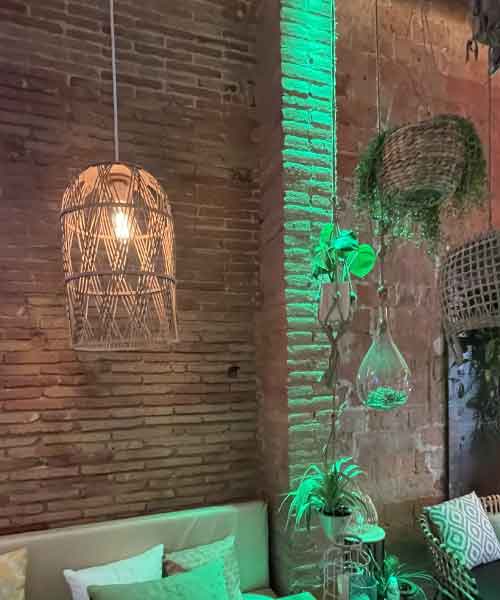 Petite lampe bohème