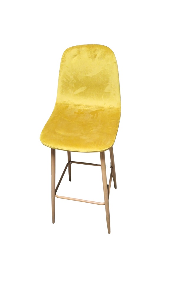FAUTEUIL haut jaune