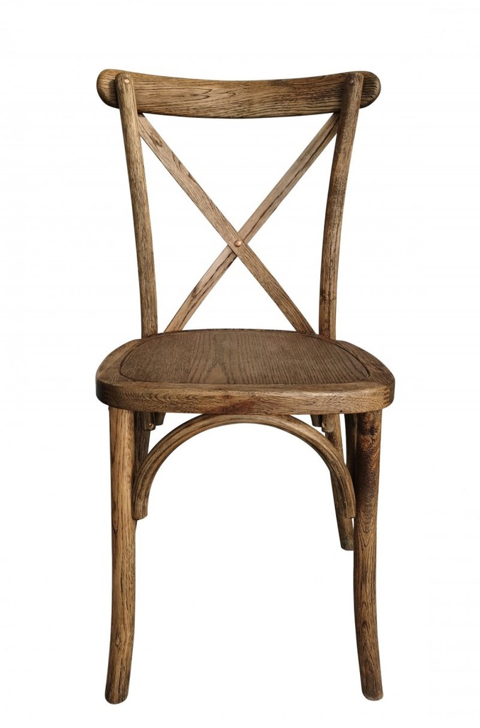 CHAISE CHAMPÊTRE BUDGET - BOIS VIEILLI