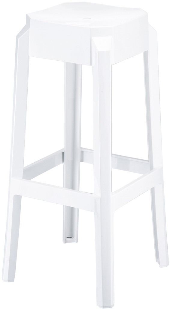 FOX White Bar Stool