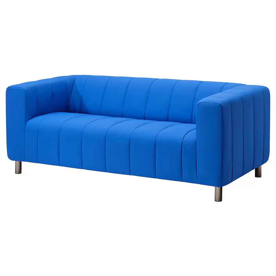 CANAPE TISSU 2 places Bleu