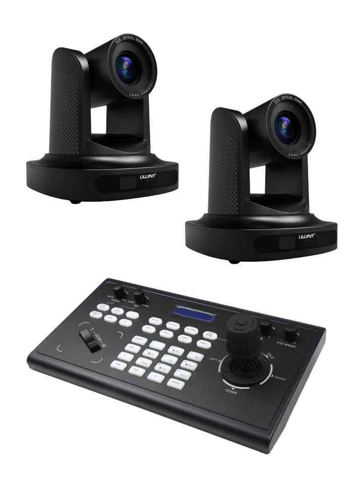Set aus 2 HD-Kameras mit Steuerung