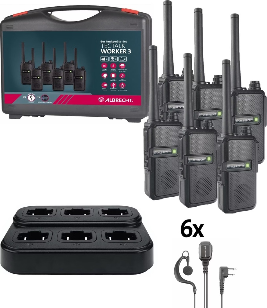 Albrecht Tectalk Worker Radios 8×