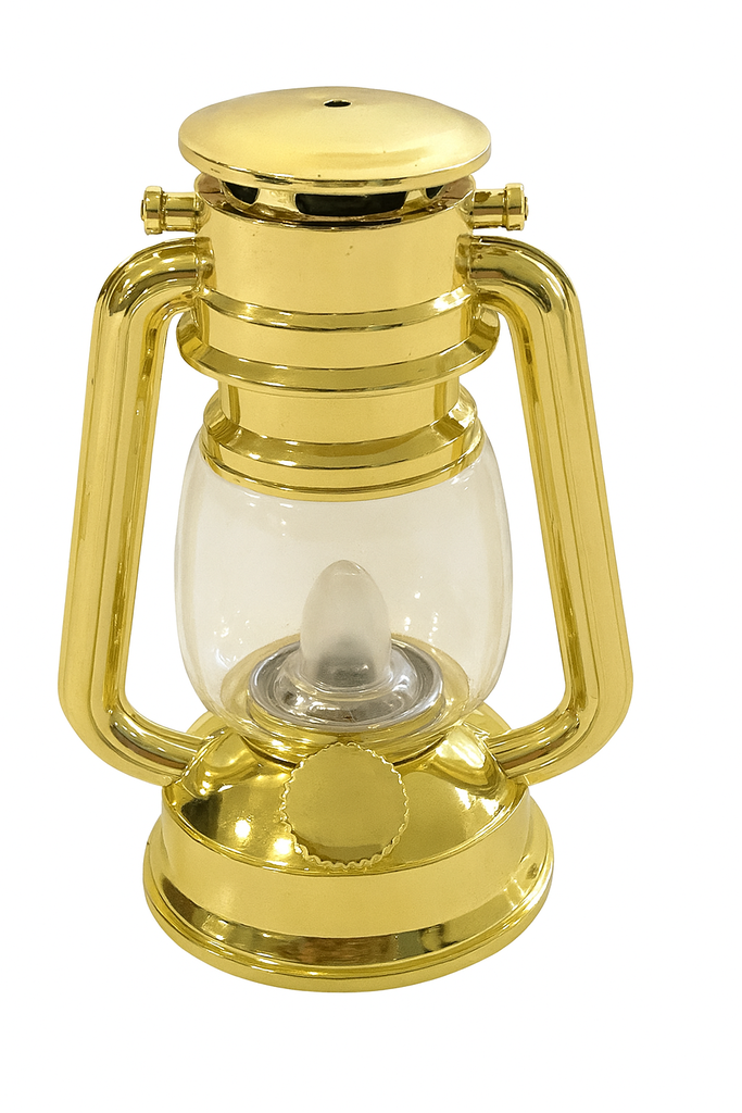 LANTERNES couleur or plastique