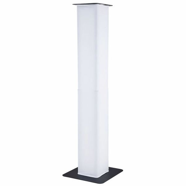 Structure 2m carrée avec tissu blanc
