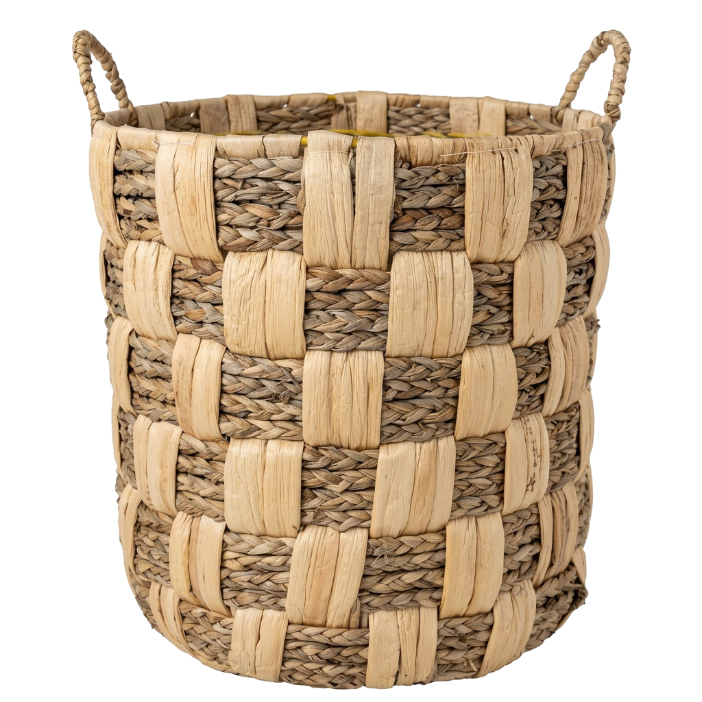 Zitronen-Deko – Dekorativer Korb 33Ø - 36cm