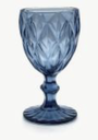 Bicchiere da vino blu – 25x