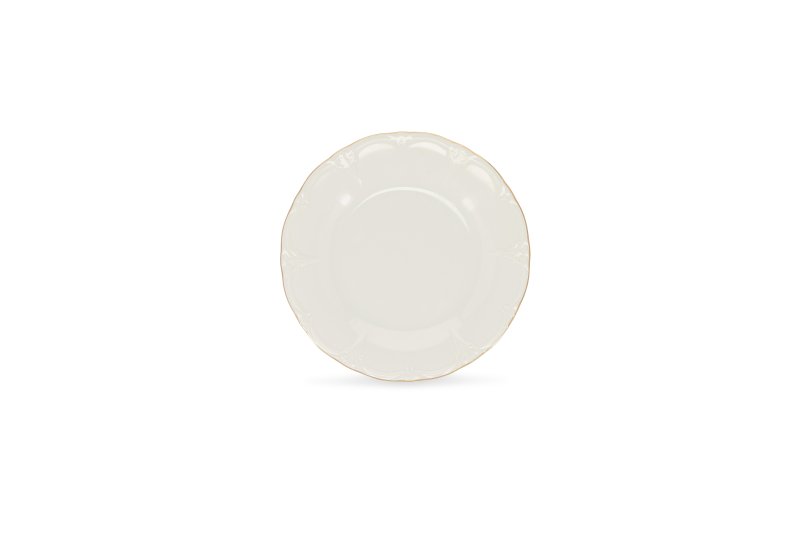 Piatto rétro con bordo dorato Ø21 cm – 24x