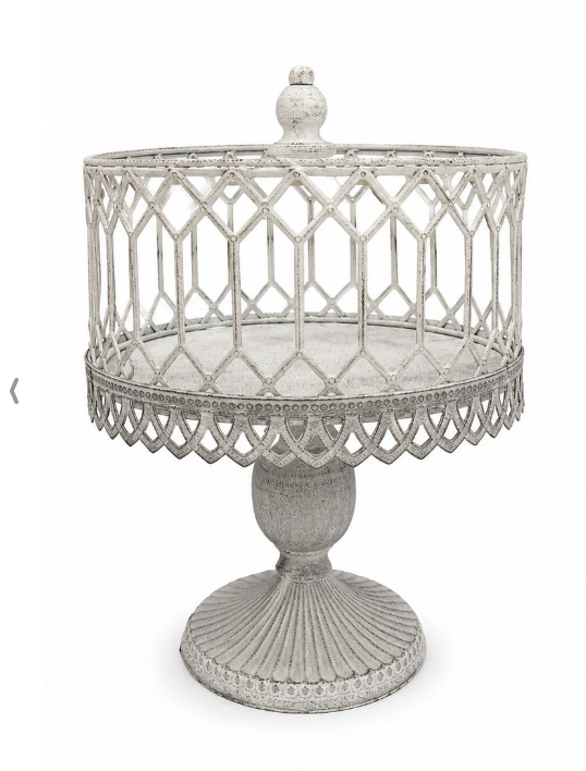Déco métalique porte-gateau/support bougie