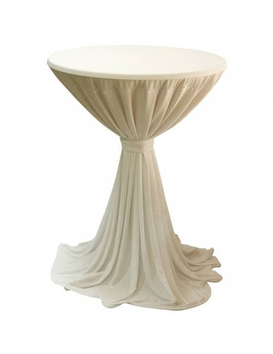 NAPPE BLANCHE TABLE HAUTE