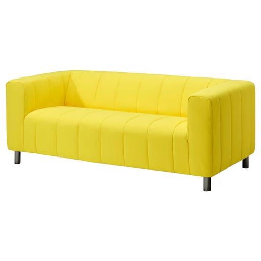 CANAPE TISSU 2 places Jaune