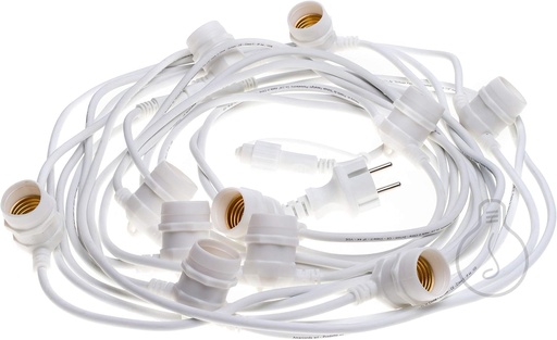 GUIRLANDE LUMINEUSE ETANCHE Intérieur/Extérieur Blanche 12m50