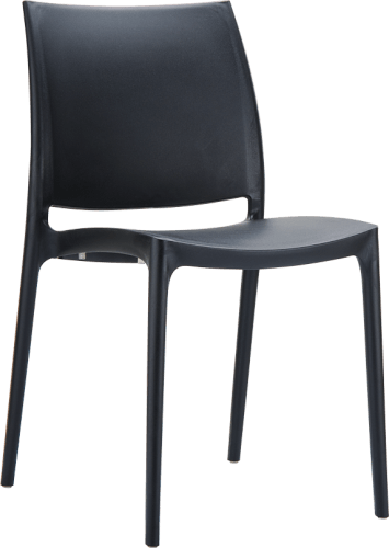 Chaise NOVA polypropylène Noir