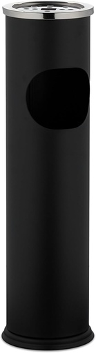 Cendrier/poubelle noir 56cm