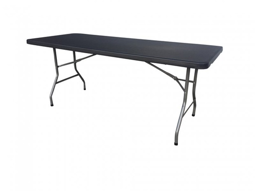 TISCH – 183 x 76 cm – Für 6 Personen, Schwarz