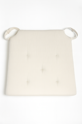 Cuscino bianco per sedia