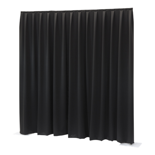 Rideau Wentex noir 3m large x 2,5m haut