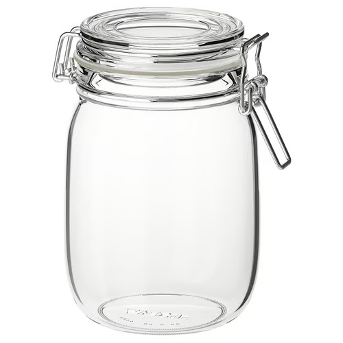 Jar with lid 1L