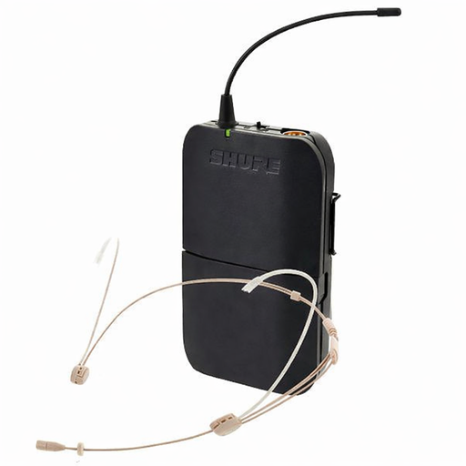 Trasmettitore tascabile Shure con microfono ad archetto