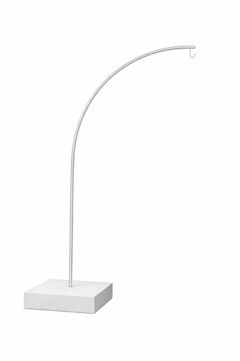 Support blanc pour suspension lustre