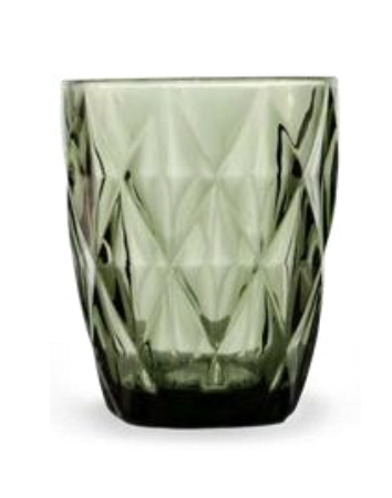 Verre à eau couleur vert - 25x
