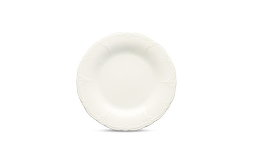 Piatto rétro color avorio Ø20,5 cm – 24x