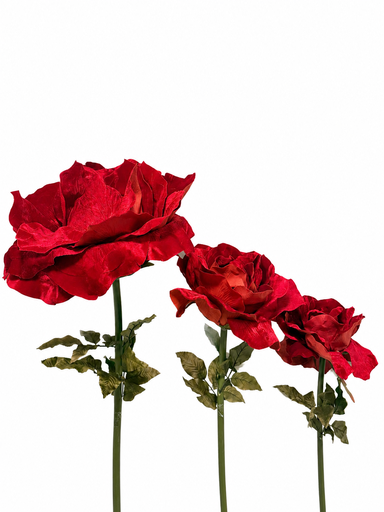 Fleur géante en tissu - Rose